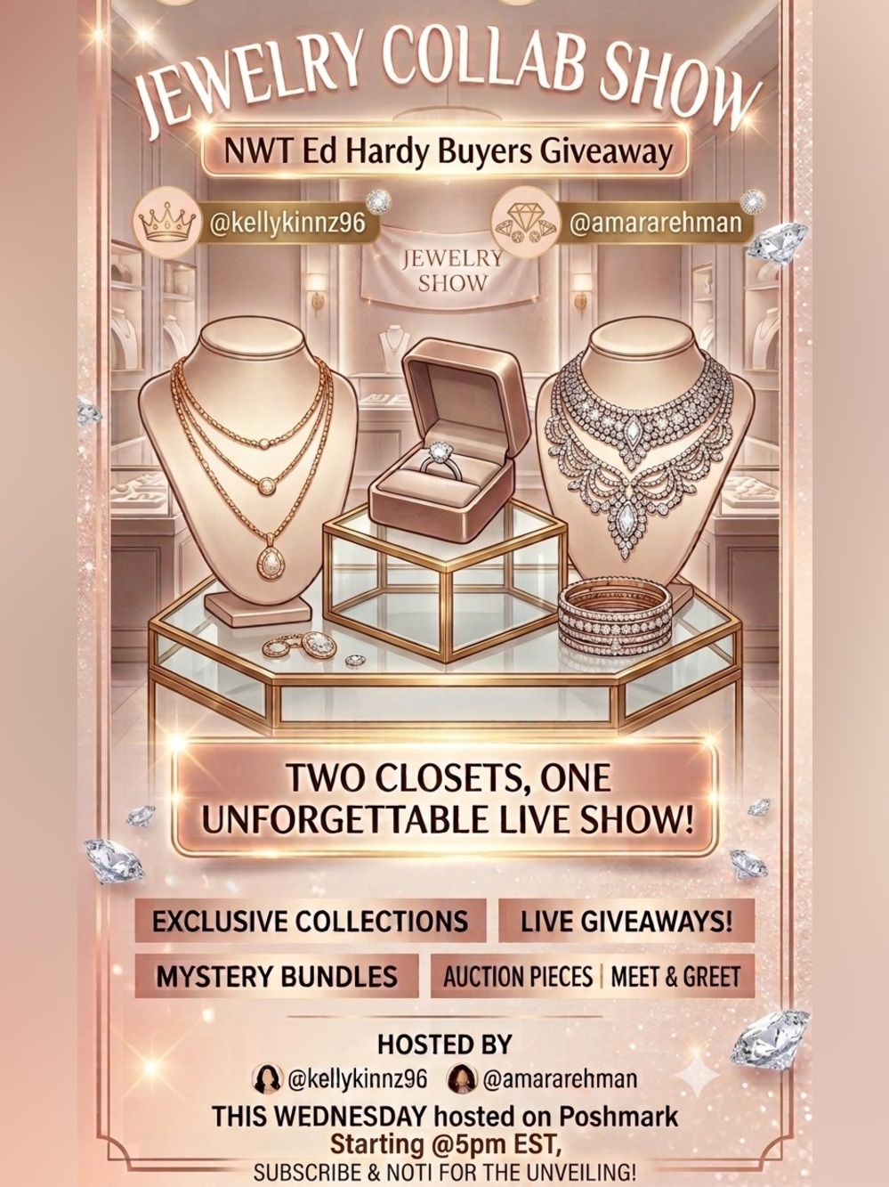 ✨ THE ULTIMATE JEWELRY COLLAB SHOW✨ @kellykinnz96  ×  @amararehman
